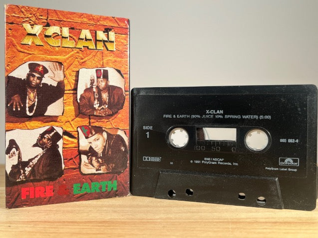 XCLAN - fire and earth [cassingle] - CASSETTE TAPE