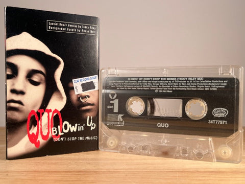 QUO - blowin’ up [cassingle] - CASSETTE TAPE