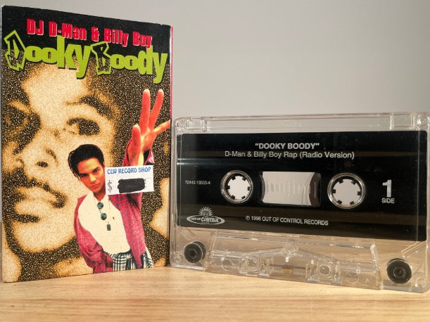 DJ D-MAN & BILLY BOY - dooky boody [cassingle] - CASSETTE TAPE