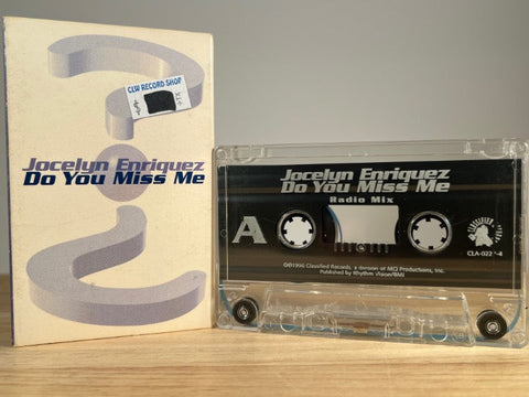 JOCELYN ENRIQUEZ - do you miss me [cassingle] - CASSETTE TAPE