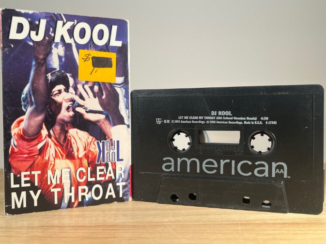 DJ KOOL - let me clear my throat [cassingle] - CASSETTE TAPE