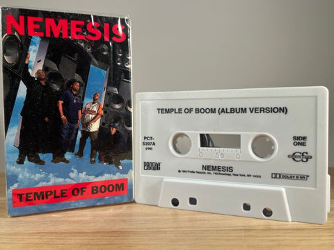 NEMESIS - temple of boom [cassingle] - CASSETTE TAPE