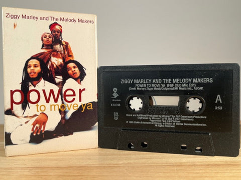 ZIGGY MARLEY AND THE MELODY MAKERS - power to move ya [cassingle] - CASSETTE TAPE