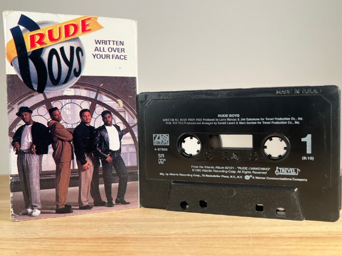 RUDE BOYS - written all over your face [cassingle] - CASSETTE TAPE