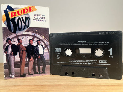 RUDE BOYS - written all over your face [cassingle] - CASSETTE TAPE