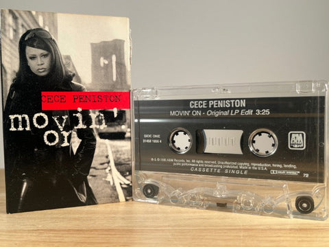 CECE PENISTON - movin’ on [cassingle] - CASSETTE TAPE