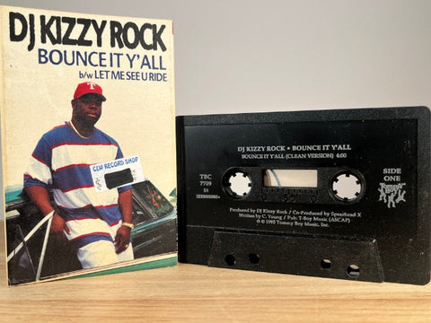 DJ KIZZY ROCK - bounce it y'all [cassingle] - CASSETTE TAPE