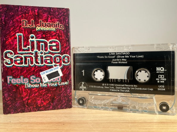 LINA SANTIAGO - feels so good (show me your love) [cassingle] - CASSETTE TAPE