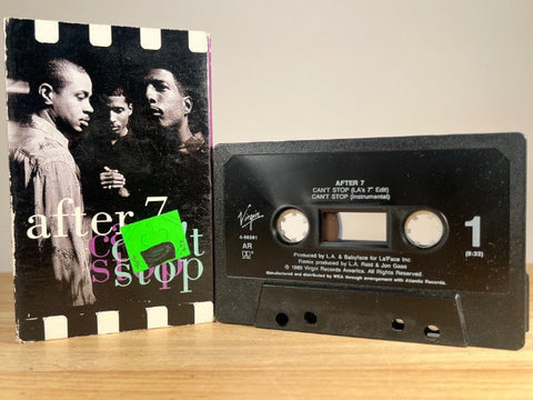 AFTER 7 - can’t stop [cassingle] - CASSETTE TAPE