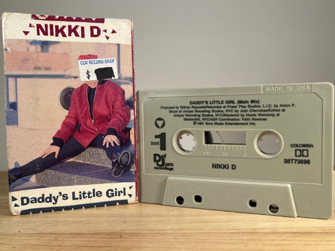 NIKKI D - daddy’s little girl [cassingle] - CASSETTE TAPE