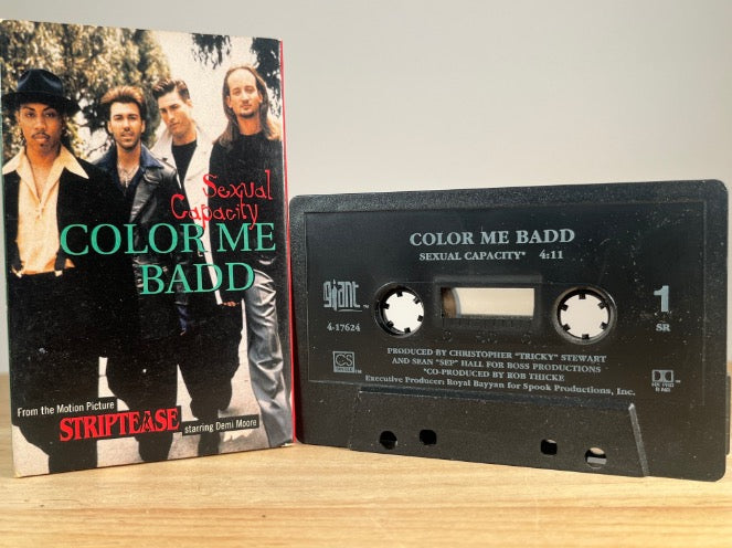 COLOR ME BADD - sexual capacity [cassingle] - CASSETTE TAPE