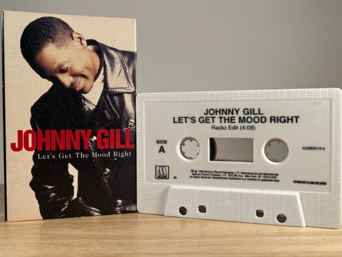 JOHNNY GILL - let’s get the mood right [cassingle] - CASSETTE TAPE