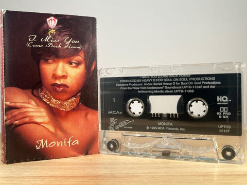 MONIFA - i miss you [cassingle] - CASSETTE TAPE