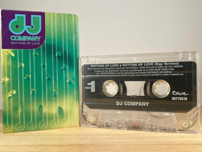 DJ COMPANY - rhythm of love [cassingle] - CASSETTE TAPE