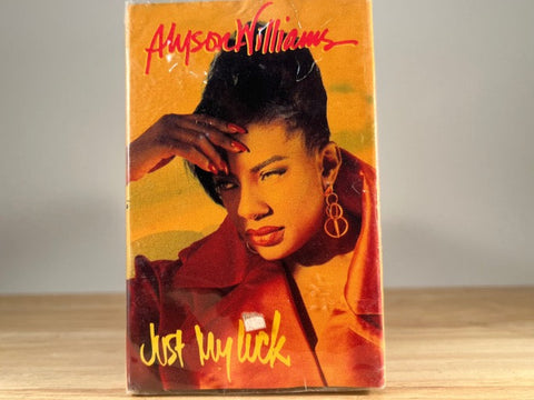 ALYSON WILLIAMS - just my luck [cassingle] - BRAND NEW CASSETTE TAPE