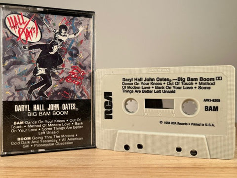 DARYL HALL JOHN OATES - big bam boom - CASSETTE TAPE