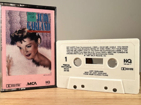 JUDY GARLAND - best of Judy garland from mgm classic films - CASSETTE TAPE