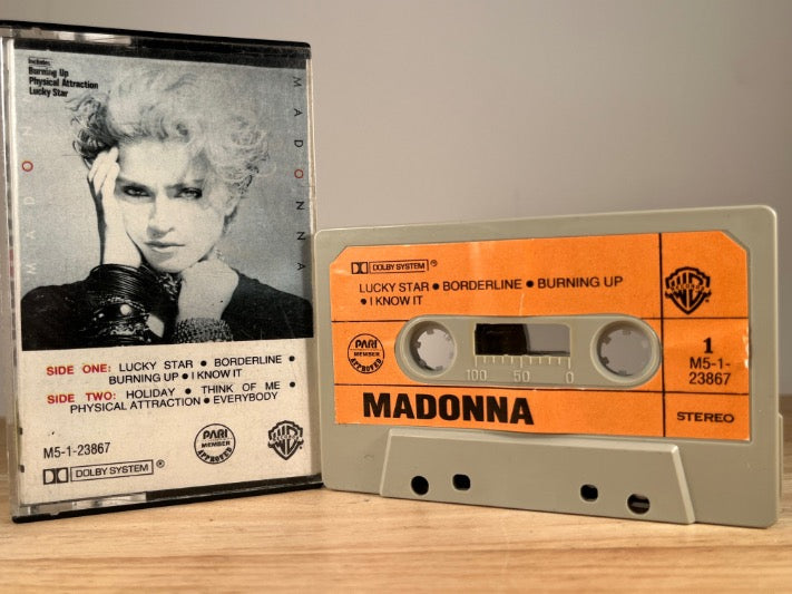 MADONNA - madonna - CASSETTE TAPE [made in philippines] RARE