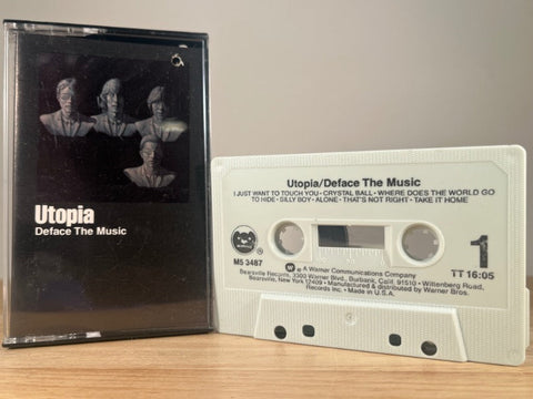 UTOPIA - deface the music - CASSETTE TAPE