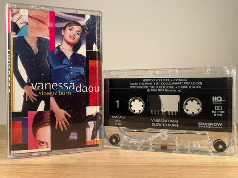 VANESSA DAOU - slow to burn - CASSETTE TAPE
