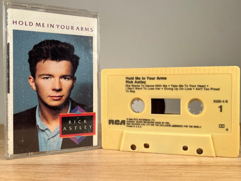 RICK ASTLEY - hold me in your arms - CASSETTE TAPE