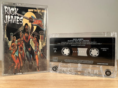 RICK JAMES - bustin' out of l seven - CASSETTE TAPE