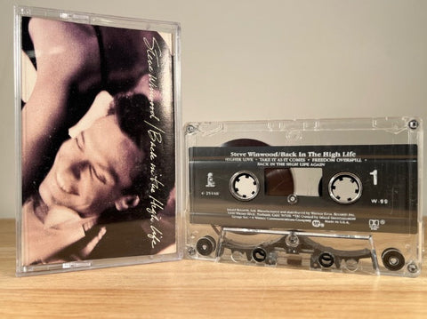 STEVE WINWOOD - back in the high life - CASSETTE TAPE