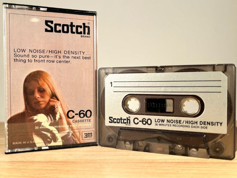 SCOTCH BRAND - c-60 - CASSETTE TAPE