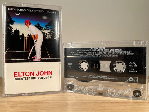 ELTON JOHN - greatest hits volume II - CASSETTE TAPE