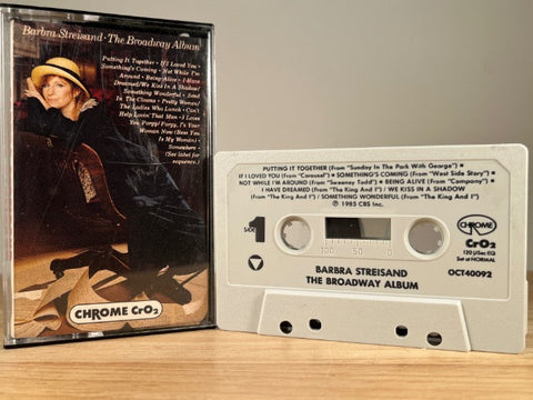 BARBRA STREISAND - the Broadway album - CASSETTE TAPE