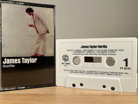JAMES TAYLOR - gorilla - CASSETTE TAPE