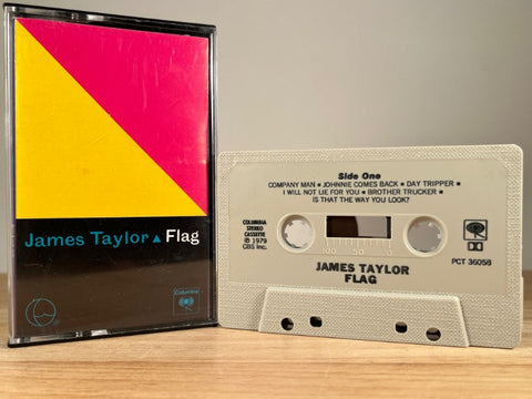 JAMES TAYLOR - flag - CASSETTE TAPE
