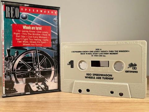 REO SPEEDWAGON - wheels are turnin - CASSETTE TAPE