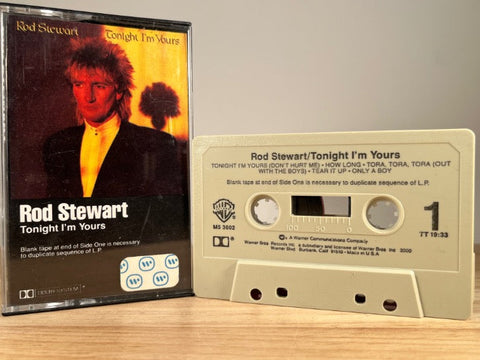 ROD STEWART - tonight I’m yours - CASSETTE TAPE