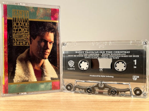 RANDY TRAVIS - an old time christmas - CASSETTE TAPE