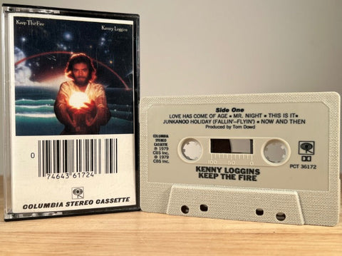 KENNY LOGGINS - keep the fire - CASSETTE TAPE