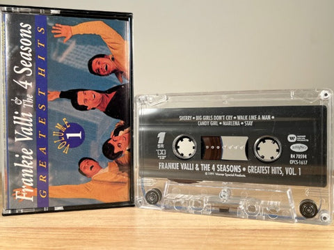 FRANKIE VALLI & THE 4 SEASONS - greatest hits, Vol.1 - CASSETTE TAPE
