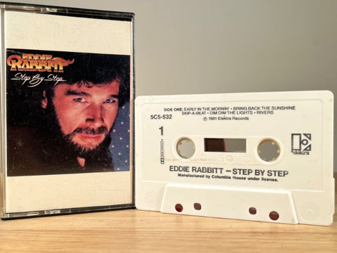 EDDIE RABBITT - step by step - CASSETTE TAPE