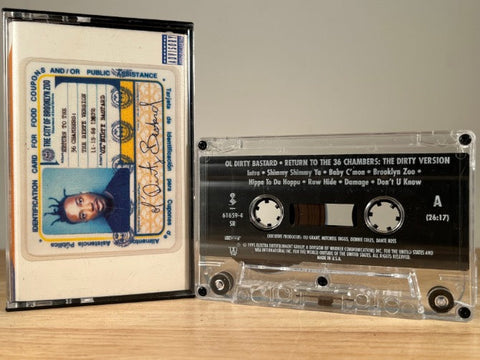OL' DIRTY BASTARD - return to the 36 chambers: the dirty version - CASSETTE TAPE