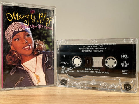 MARY J. BLIGE - what's the 411? remix - CASSETTE TAPE