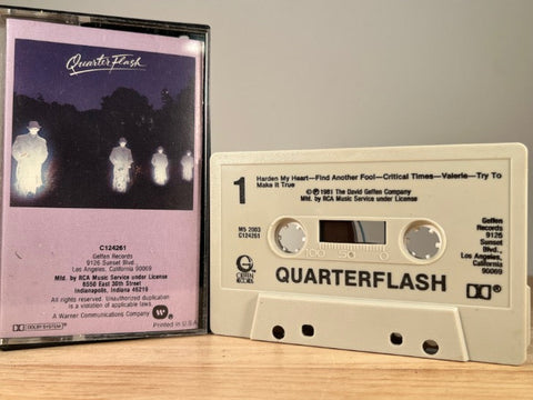 QUARTERFLASH - quarterflash - CASSETTE TAPE