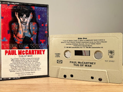 PAUL MCCARTNEY - tug of war - CASSETTE TAPE