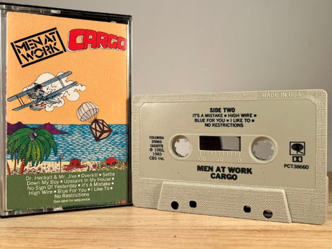 MEN AT WORK - cargo - CASSETTE TAPE.