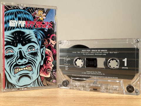 IGGY POP - brick by brick - CASSETTE TAPE