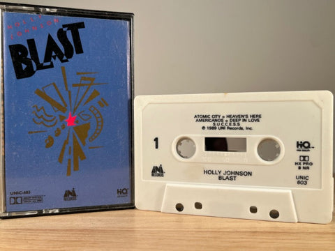 HOLLY JOHNSON - blast - CASSETTE TAPE