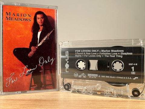 MARION MEADOWS - for lovers only - CASSETTE TAPE