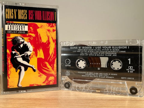 GUNS -N-ROSES - use your illusion 1 - CASSETTE TAPE
