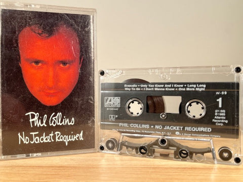 PHIL COLLINS - no jacket required - CASSETTE TAPE
