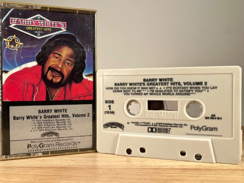 BARRY WHITE - Barry white greatest hits volume 2 - CASSETTE TAPE