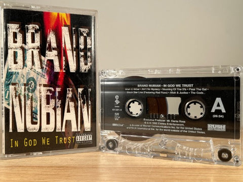 BRAND NUBIAN - in god we trust - CASSETTE TAPE